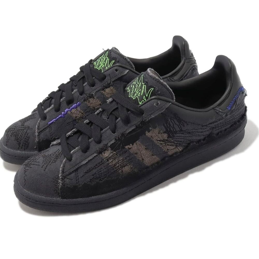 Adidas Men's Originals Campus 80s Youth Of Paris Black Sneakers Men Size US 11